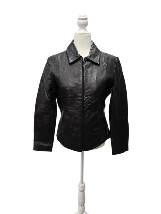 Wilsons Leather Jackets & Blazers - Y2K Wilson Leather Zip Up Moto Jacket